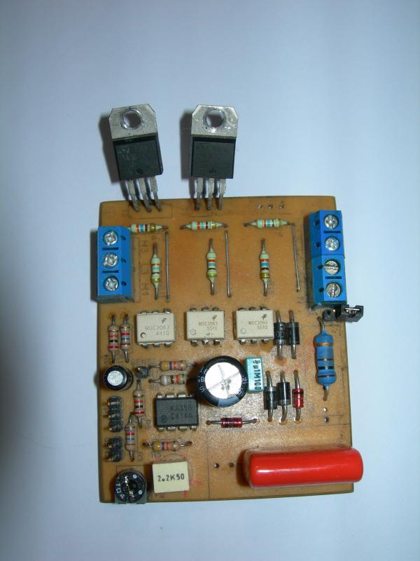 2-phase integral regulator (400V/16A version) with zero crossing detection